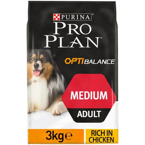 Pro Plan Medium Breed Optibalance Adult Dog Food with Chicken 3kg