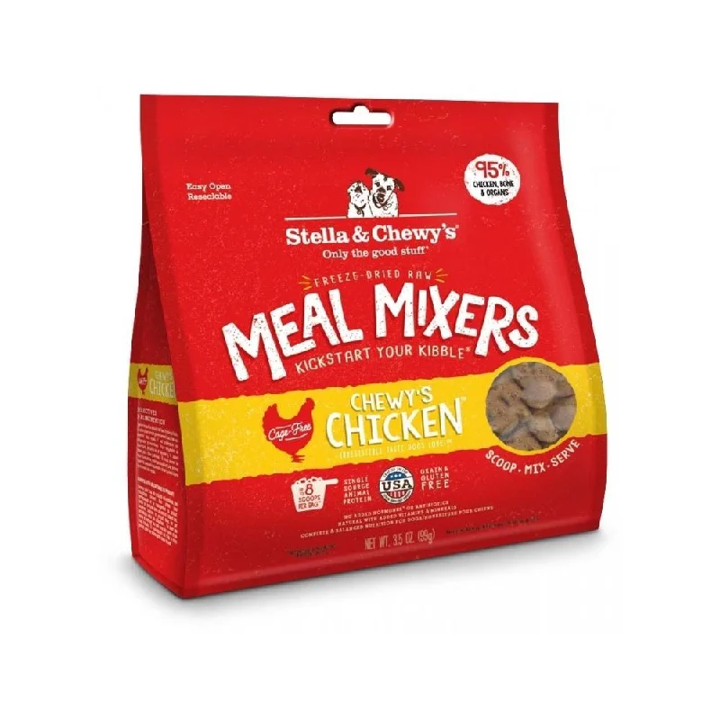 Grain Free Freeze Dried Cage Free Chicken Dog Meal Mixers