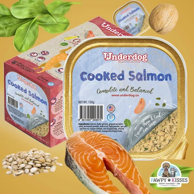 Underdog Cooked Salmon Fresh Frozen Dog Food 1.2kg