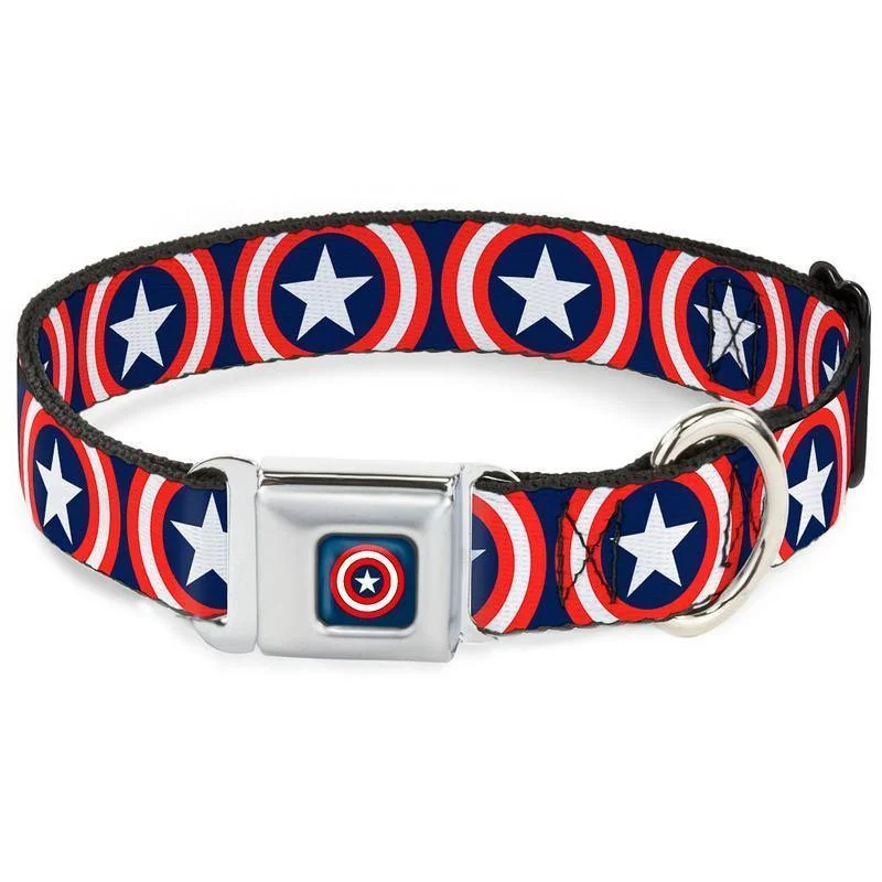 Buckle-Down Captain America Shield - Collar/Leash