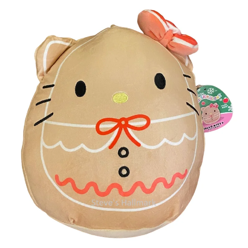 - Natural rubber pet toysChristmas Squishmallow Sanrio Hello Kitty Gingerbread 8" Stuffed Plush by Kelly Toy