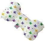 - Hamster toy recommendationsConfetti Fleur de Lis Mardi Gras Bone Dog Toy