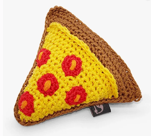  -Cost-effective pet toy recommendationsKnit Toy - Pizza