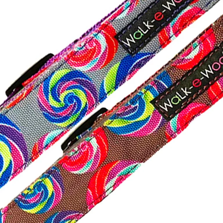 Lollipop Dog Collars, Leads, and Bows - 2 Styles