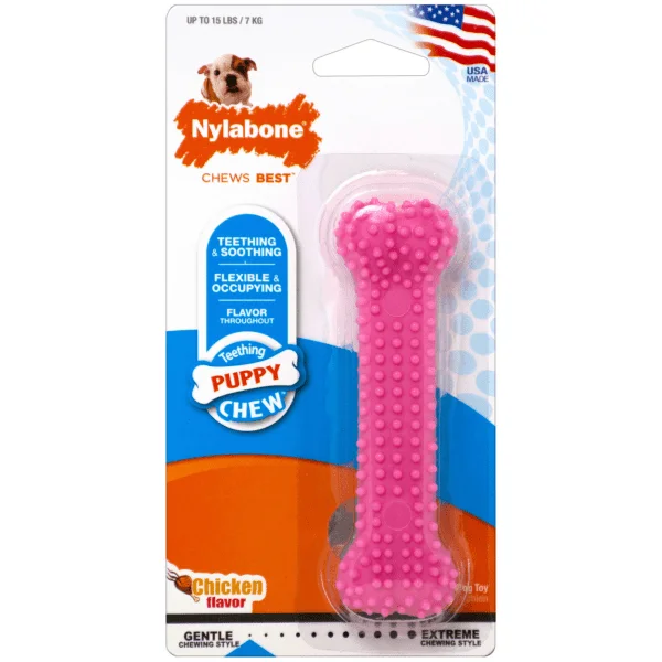 - Brand XX dog toy reviewsNylabone Puppy Teething & Soothing Flexible Chew Toy