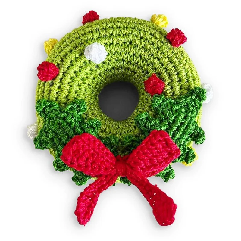 - Environmentally friendly pet toy recommendationsPAWer Squeaky Toy - Christmas Wreath