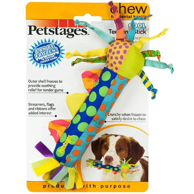 - Indoor pet toy recommendationsPetstages Cool Teething Stick Dog Toy