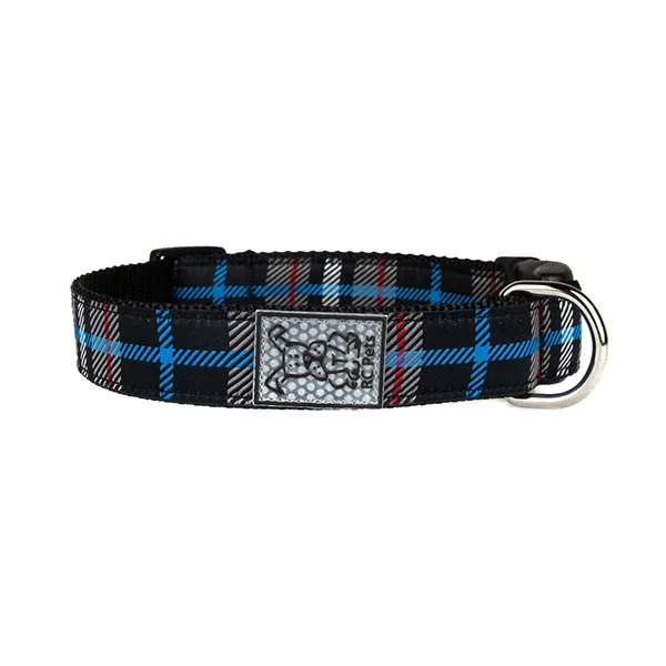 RC Pets Twill Plaid Clip Collar - Available in 4 Sizes