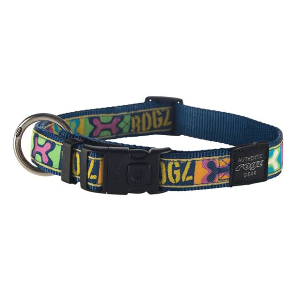 Rogz Armed Response X-Large Fancy Dress Side Release Collar - Available in 10 Designs