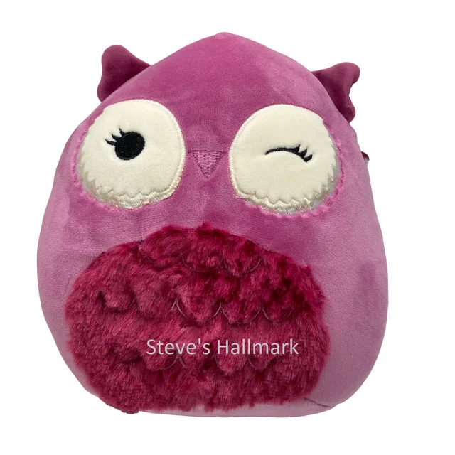 - Pet food leaking toy rankingsSquishmallow Aurura Burgundy Owl with Fuzzy Belly 12" Stuffed Plush by Kelly Toy