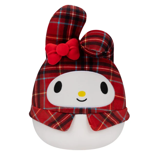 - Natural rubber pet toyssquishmallow-sanrio-my-melody-in-red-plaid-8-stuffed-plush-by-kelly-toy