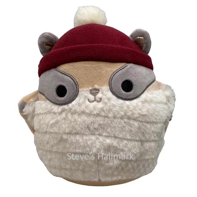  -Bite-resistant dog toy recommendationsSquishmallow Ziv the Brown Sugar Glider With Beanie Hat and Fuzzy Belly 12" Stuffed Plush by Kelly Toy