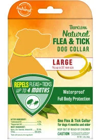 TROPICLEAN NATURAL* FLEA & TICK REPELLENT COLLAR FOR LARGE DOGS