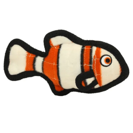 - Parrot toy selectionTuffy Ocean Jr. Orange Fish Dog Toy