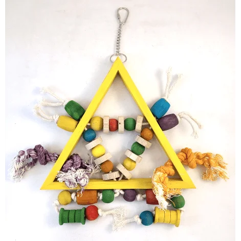 - Pet educational toy recommendationsTweeters Triangle Wood Bird Toy