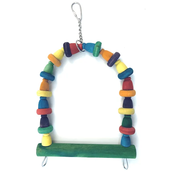 - How to clean pet toysTweeters Wooden Arch Swing Bird Toy