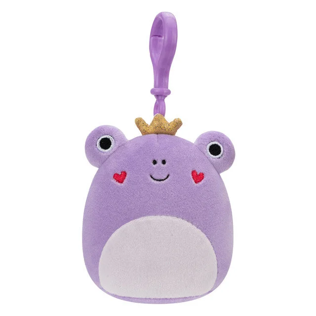 - Natural rubber pet toysValentine Squishmallow Francine the Purple Frog with Heart Cheeks 3.5" Clip Stuffed Plush by Kelly Toy