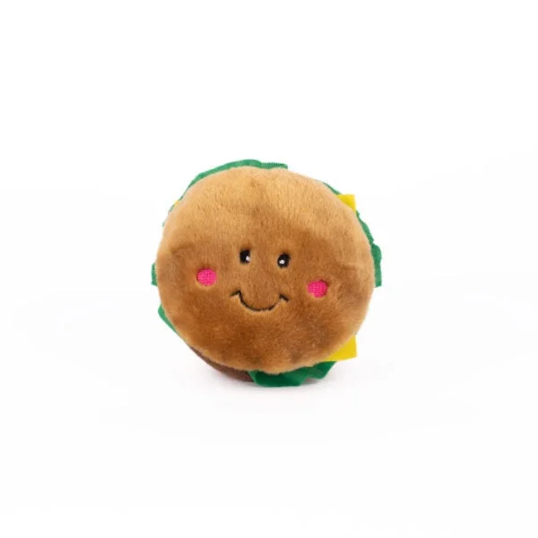 - Pet educational toy recommendationsZippyPaws NomNomz Plush Hamburger Dog Toy