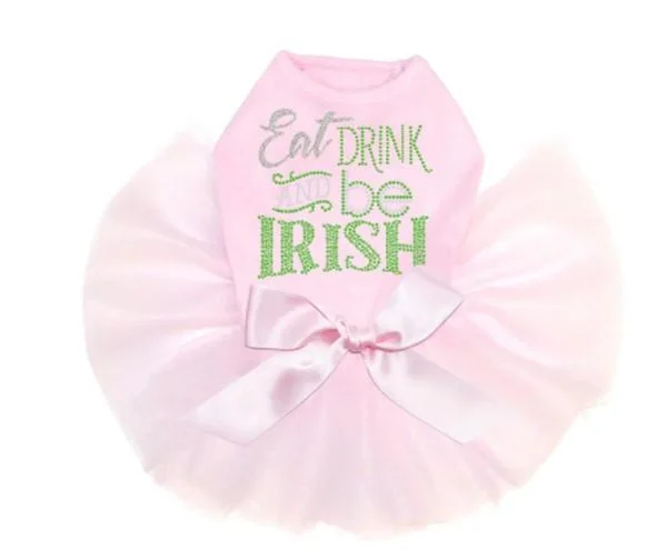 Eat, Drink & Be Irish Dog Tutu Dress