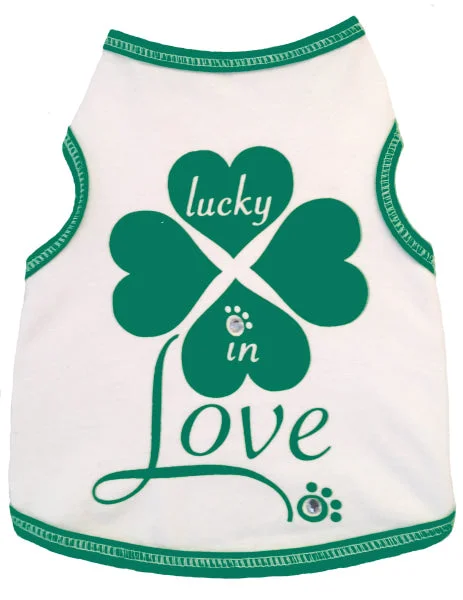 Lucky In Love Dog Tank