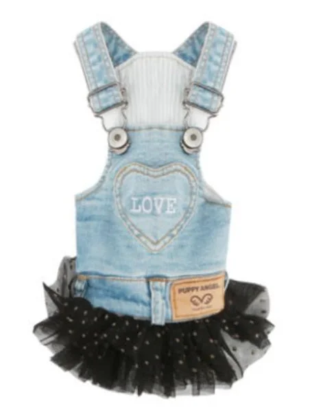 OHKIO Blue Denim Denim Dog Dress