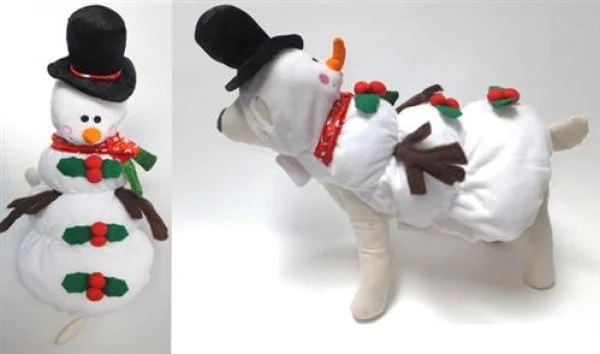 Snowman Dog Costume