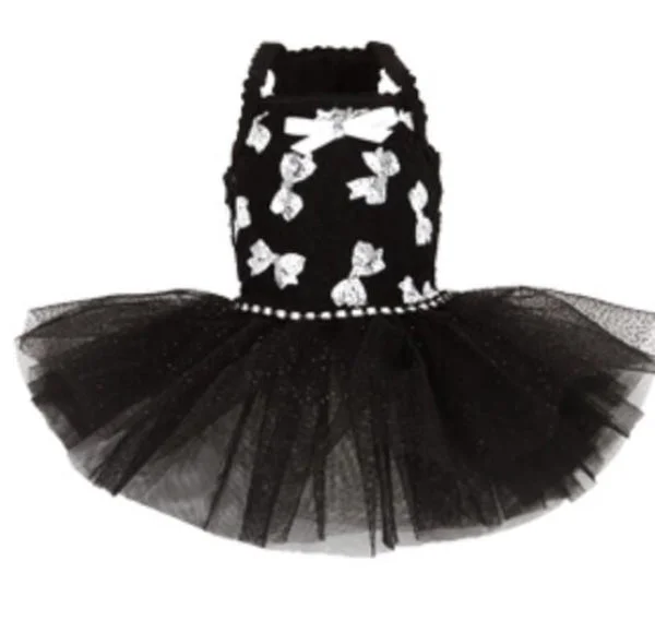 White Ribbon Dog Dress